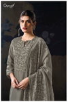 Calyn 3132 By Ganga Cotton Satin Printed Embroidery Dress Material Online Wholesale